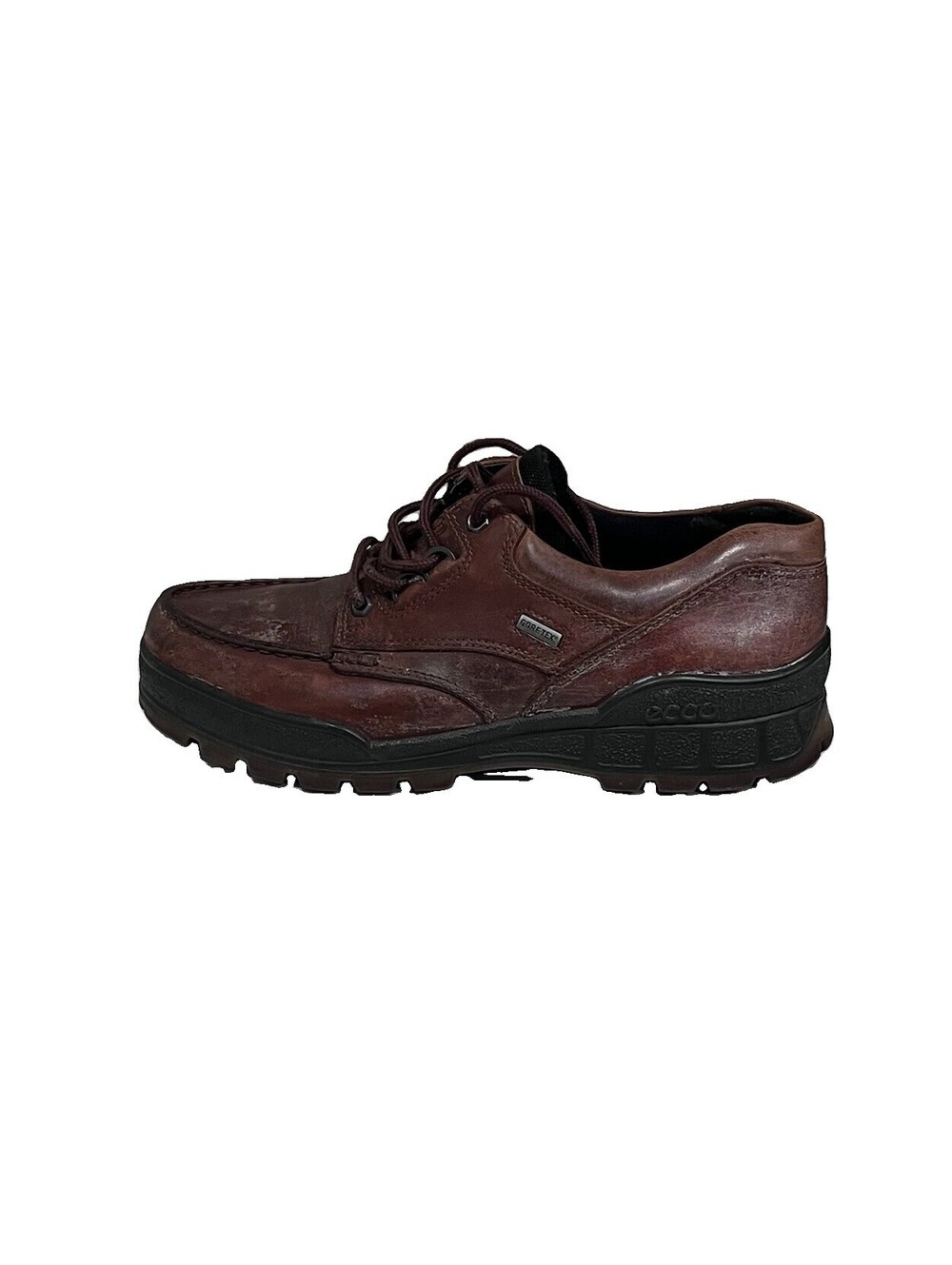 ECCO Track Brown Leather Hiking Shoes Men’s 42 US 8.5 Outdoor Walking Gorpcore